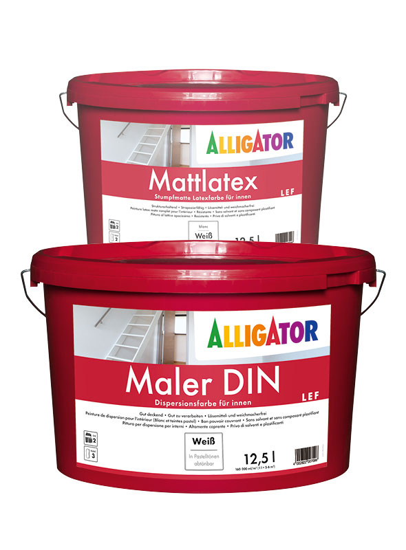 Peintures à base de dispersion pour chantiers