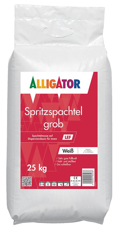 Spritzspachtel grob (enduit à projeter LEF)