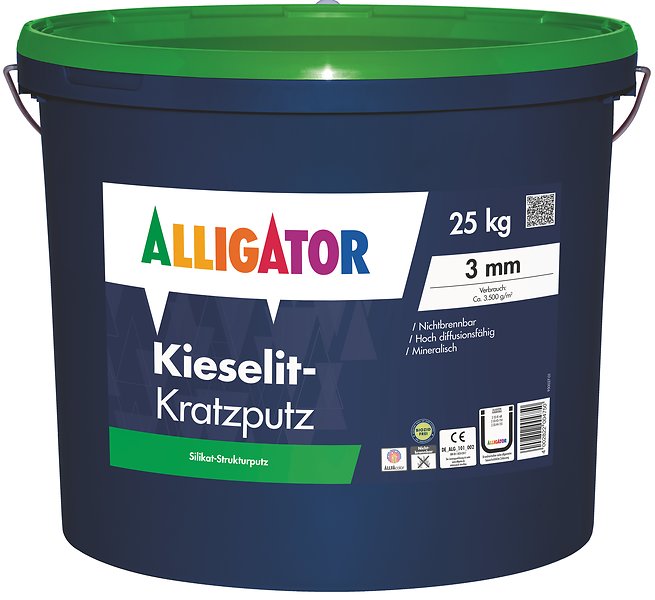 Kieselit-Kratzputz Taloché