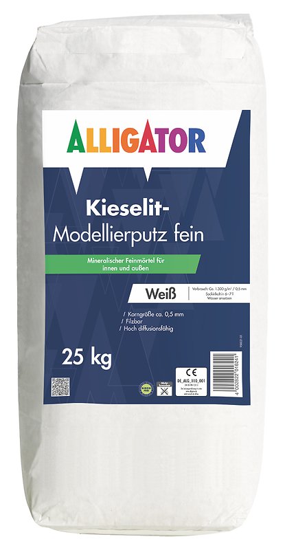Kieselit-Modellierputz fein (crépi fin à modeler)